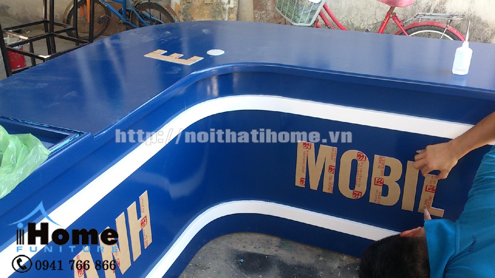 quầy lễ tân bán sẵn tại hải phòng